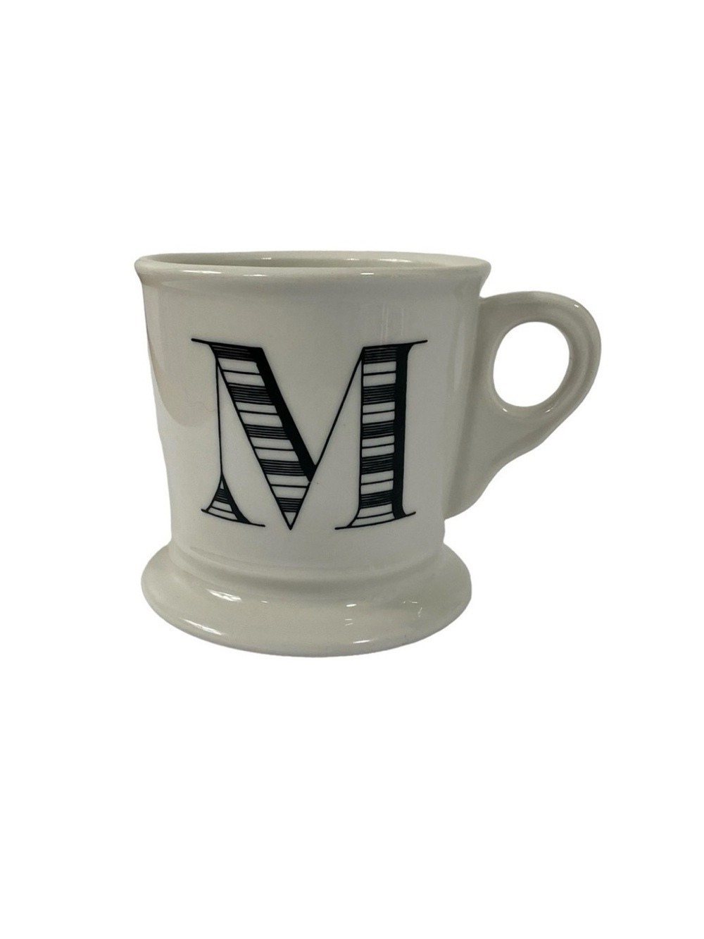 Anthropologie Monogram coffee Mug Letter M 14 oz